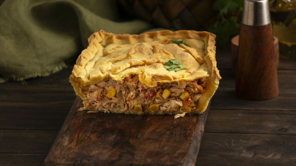 Быстрый пирог с курицей: рецепт за 15 минут Быстрый пирог с курицей: рецепт за 15 минут