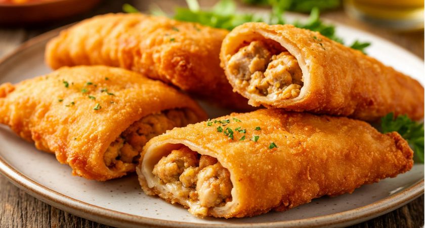 Куриные кармашки с грибной начинкой: альтернатива колбасе